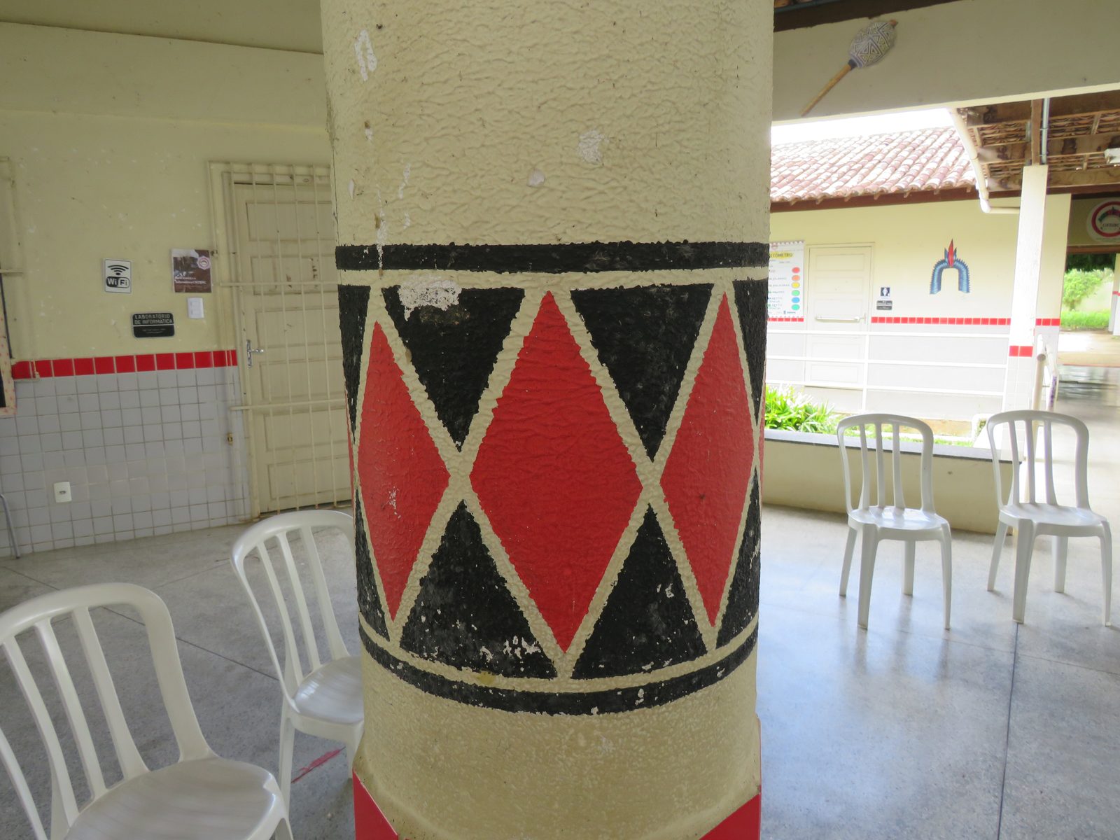 Pilares do Colégio Indígena